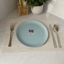 diwali assiette plate 25 paradise blue