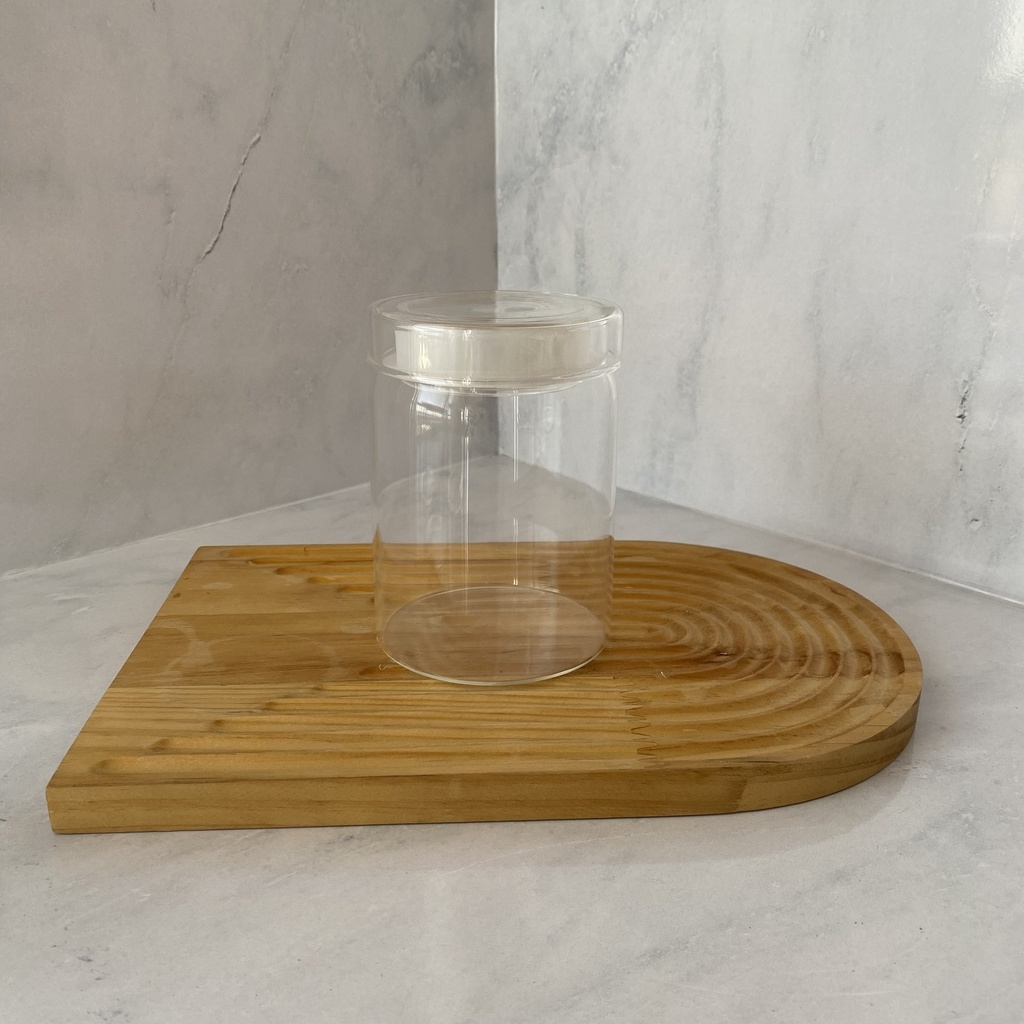 Bocal En Verre Avec Couvercle En Verre 800ml