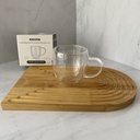 Tasse à double paroi, 250ml,avec anse