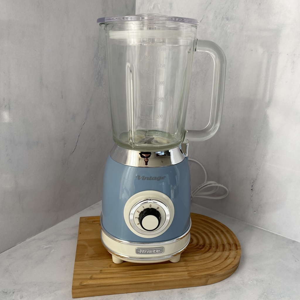 Vintage Blender Bocal En Verre 1.5L Bleu
