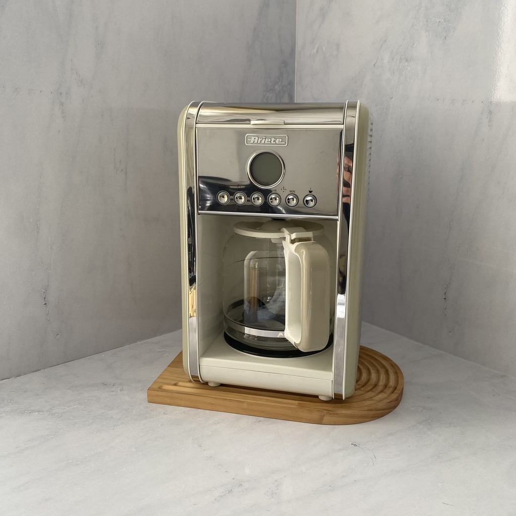 Cafétiere à filtre 2000W, 12 tasses, beige
