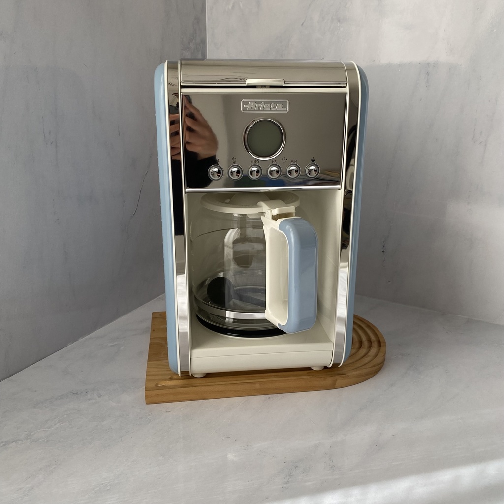 Cafétiere à filtre 2000W, 12 tasses, bleu
