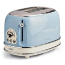 Grille pain vintage mod.155 a deux tranches bleu
