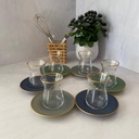 service a the 13.2 cl terra 6verre 6 sous tasse