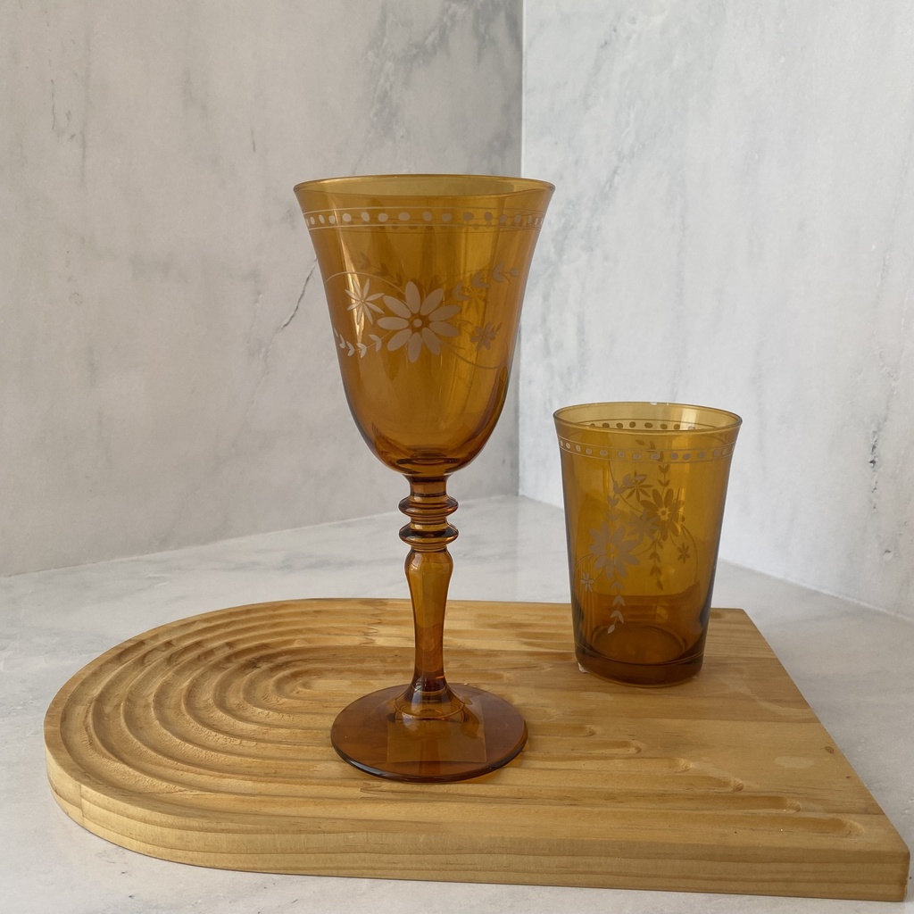 Verre A Pied Nazenin Amber 27 Cl