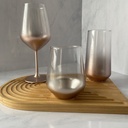 verre a eau 42.5 cl glow rose