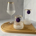 verre a eau 38 cl nish gold