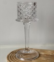 Bougeoir Sur Pied Transparent Grand