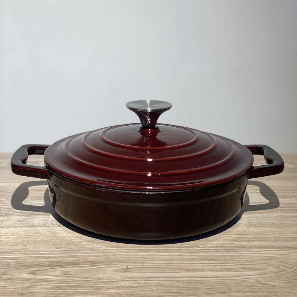 MARMITE EN FONTE ROND 23CM