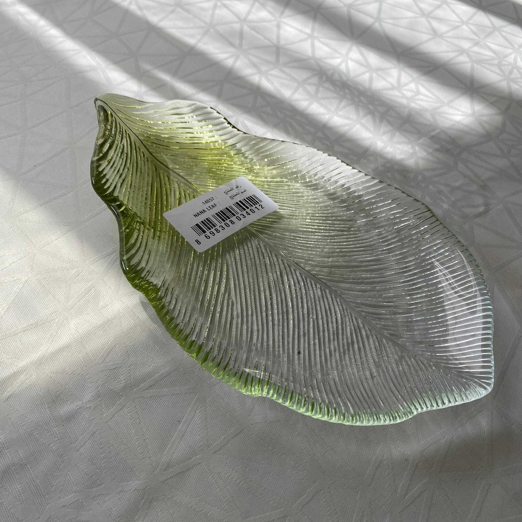 Nana Leaf Assiette Verte 24Cm