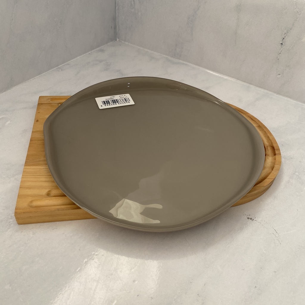 Istanbul Assiette Taupe 26Cm