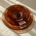 AK assiette 21 KRONOS -TRANSPARENT BROWN