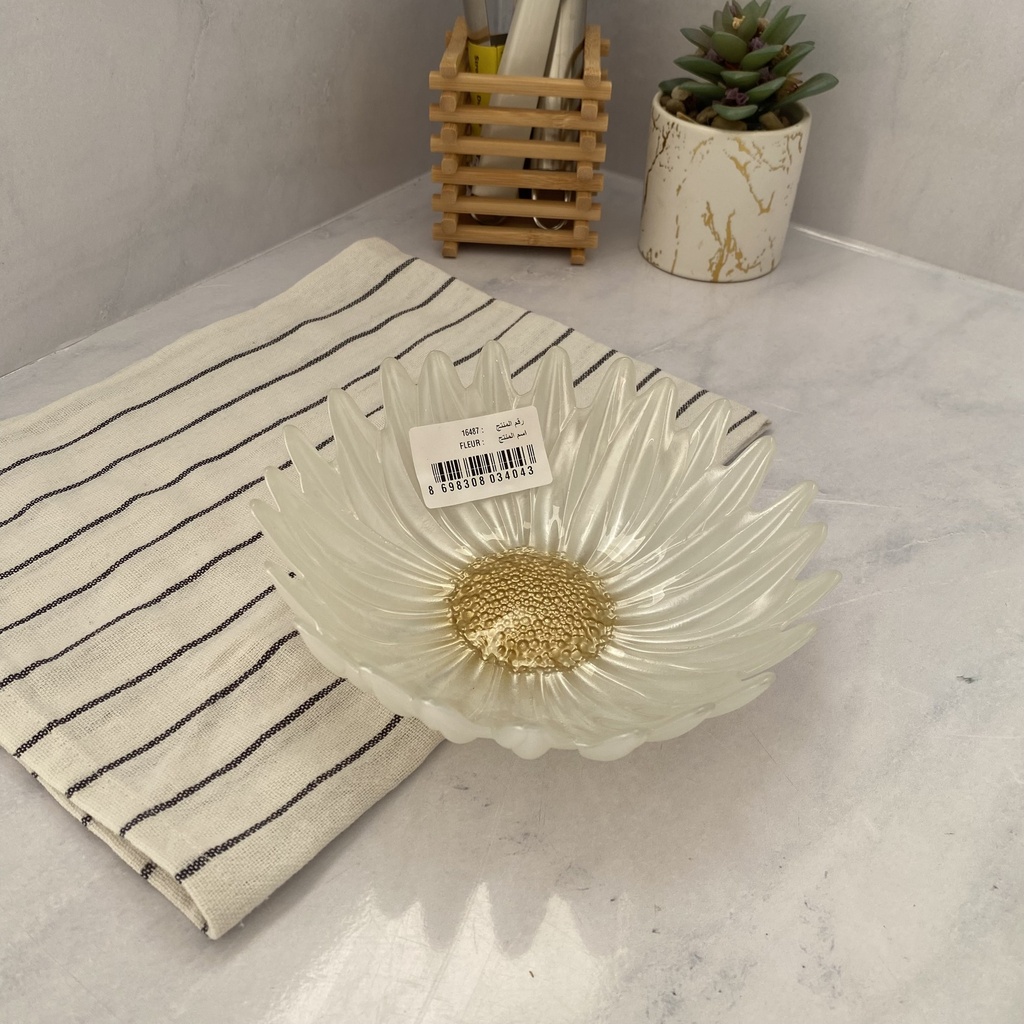 AK bol 18 FLEUR-CENTER GOLD - PEARL WHITE