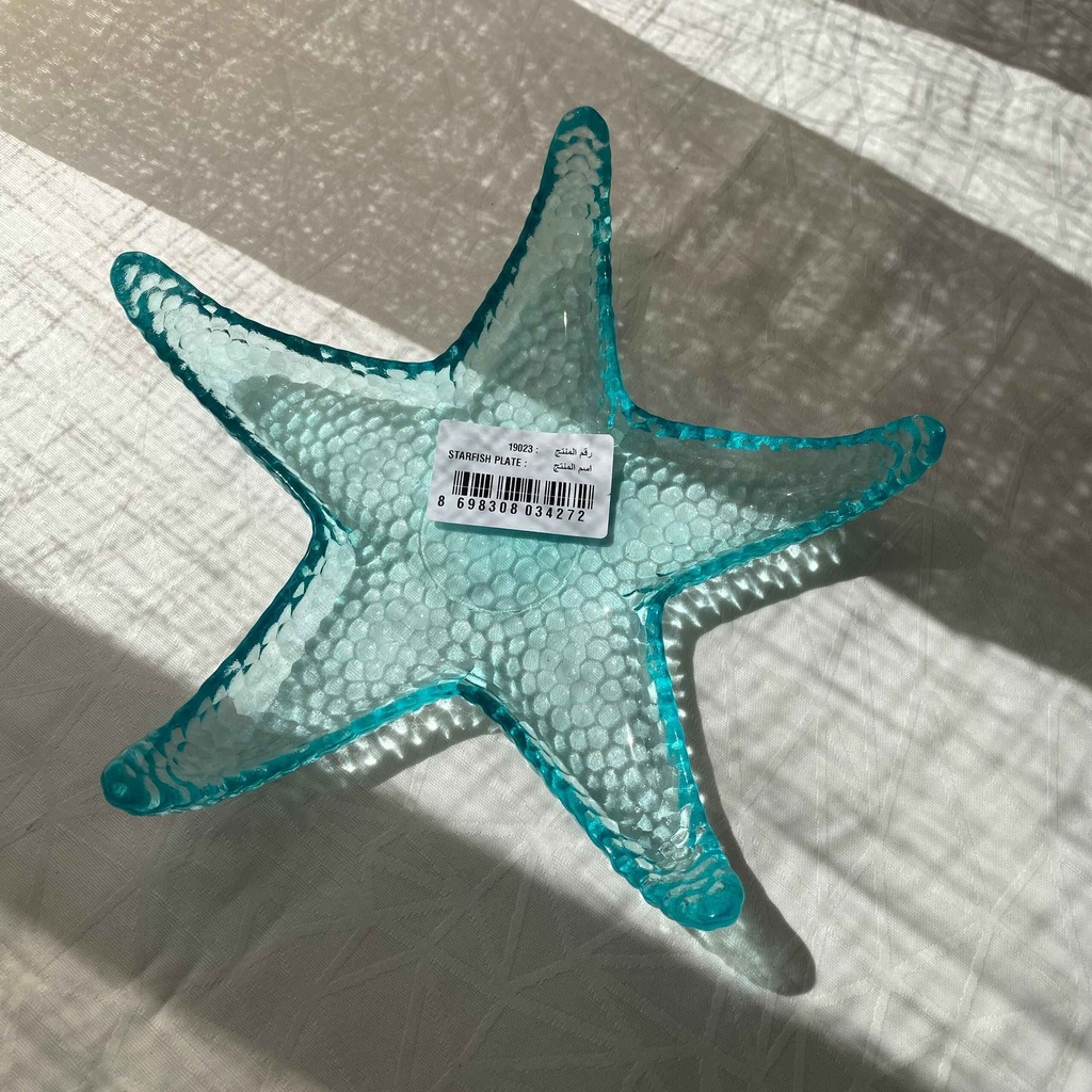 Starfish Assiette Aqua Blue 21Cm