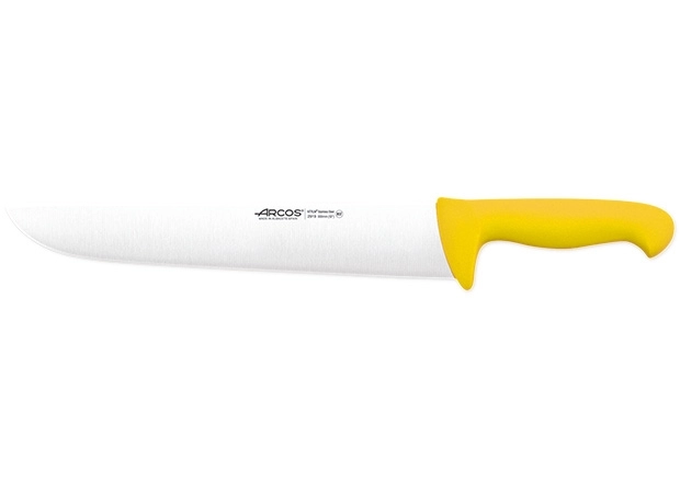 2900 couteau de boucher jaune 300mm