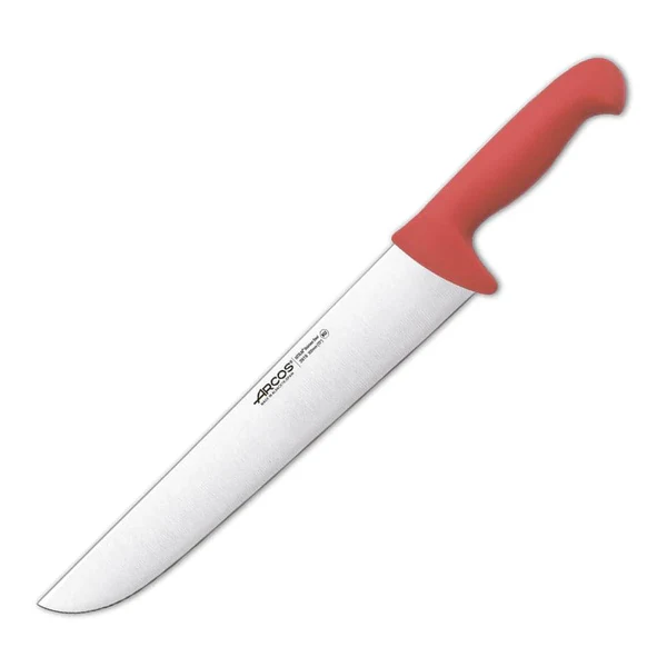2900 COUTEAU DE BOUCHER ROUGE 300MM