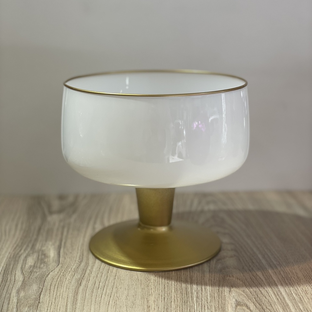 Noa Coupe A Pied Blanche & Doree Petite