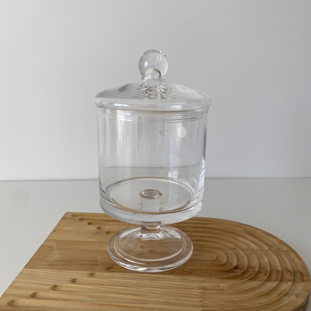 Cylinder Jar A Pied 12*24,5Cm