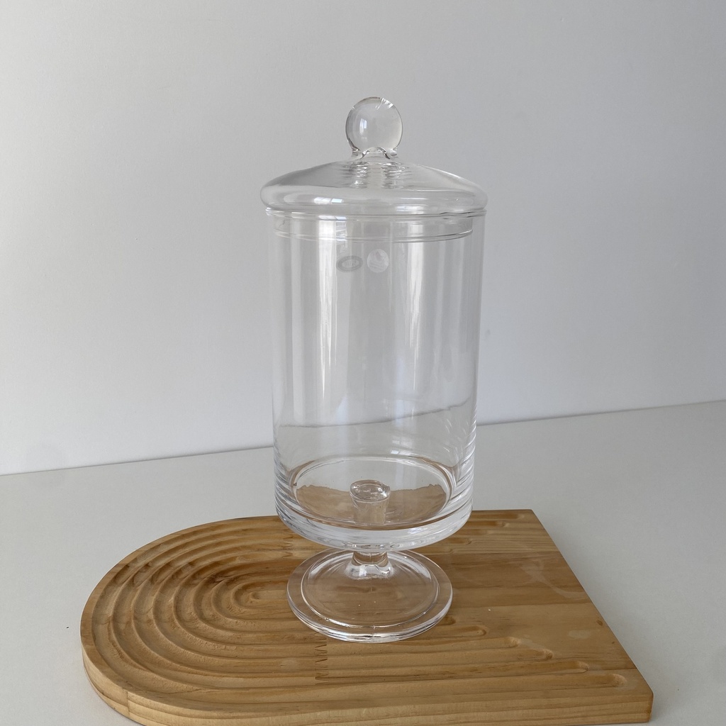  Cylinder Jar A Pied 12*31,5Cm