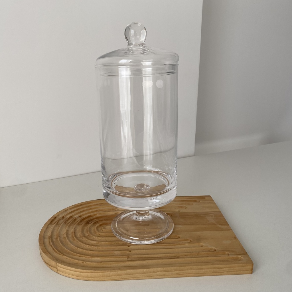 12*33cm cylinder jar a pied