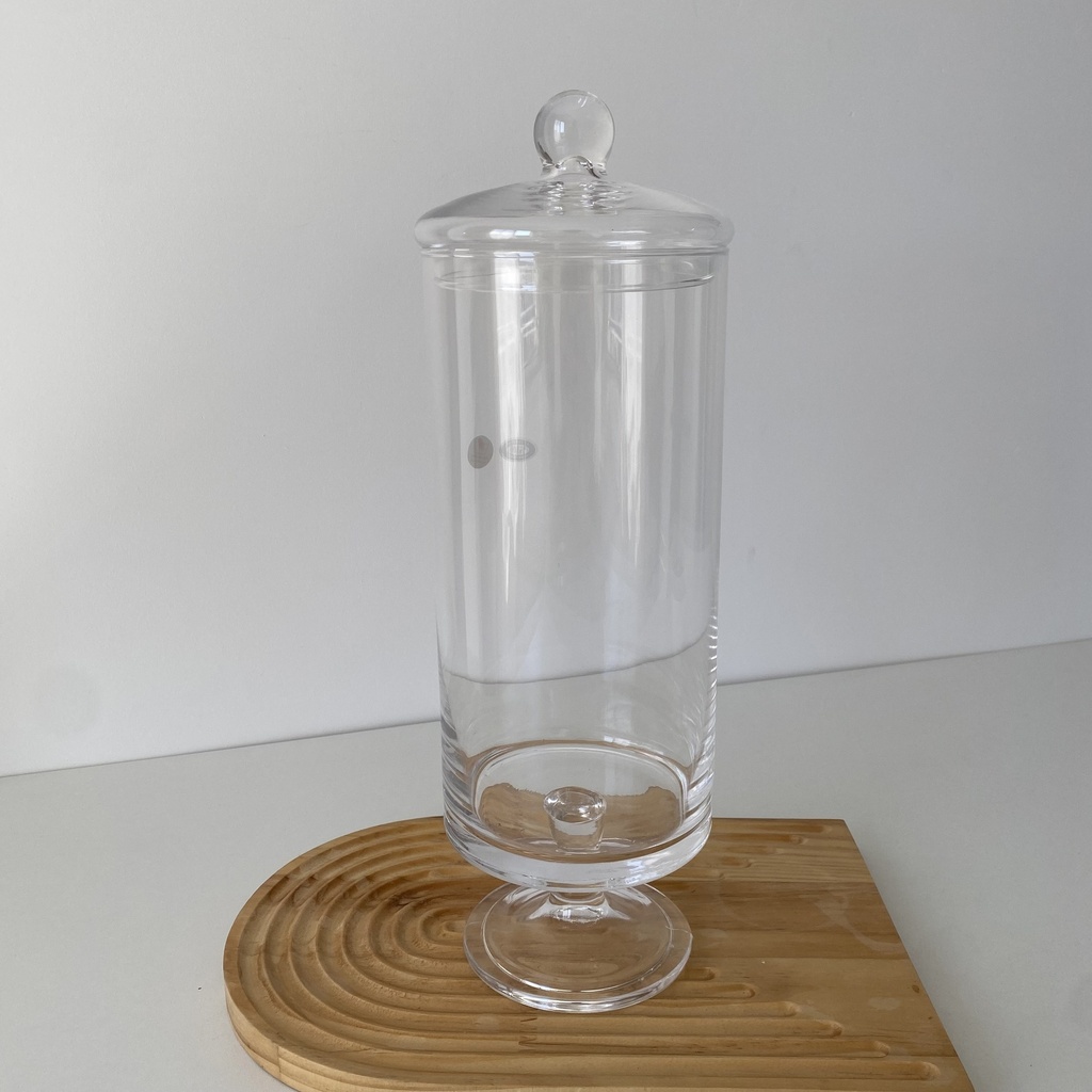 Cylinder Jar A Pied 12*37,5Cm