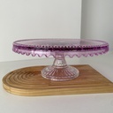 28*12 cm deflume présentoir à gâteaux lilas