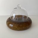 Simge Centre Piece Miel Avec Couvercle 