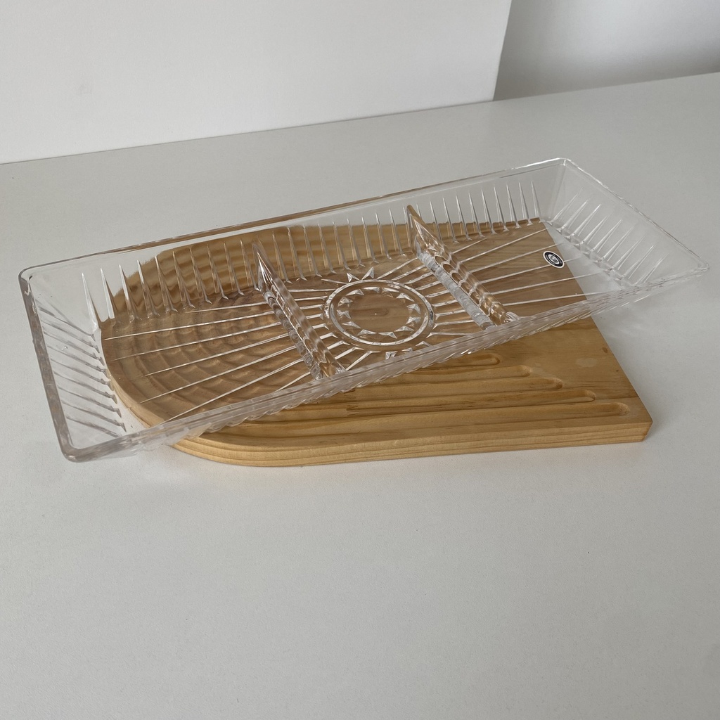 39*15*4 cm Plataux a servire triforme