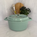 Cocotte En Fonte Ronde 24 Cm