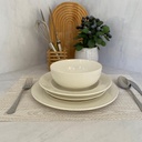 SERVICE A TABLE BLANC A POINT
