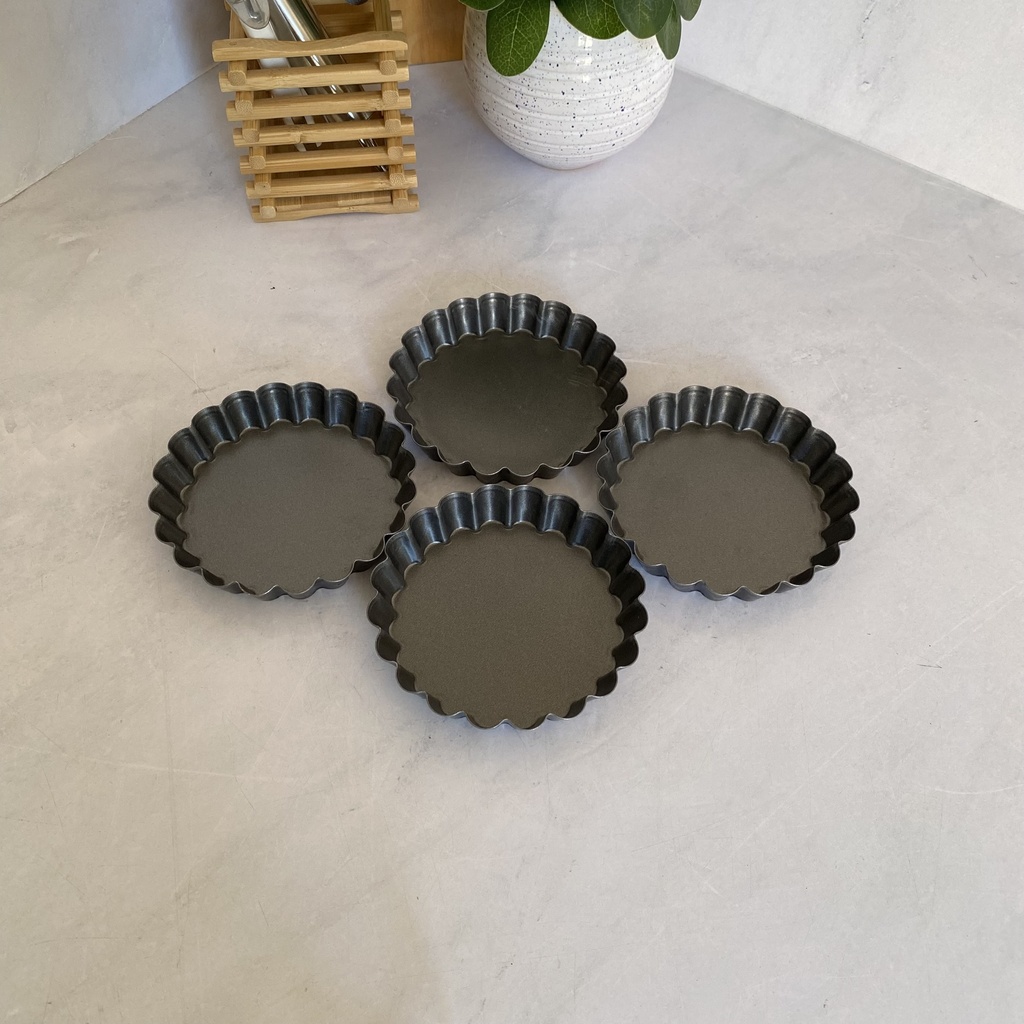 Moulty Lot de 4 Moules a Tartelettes