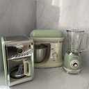 PACK- Vintage Petrin Vert - Vintage Machine A Cafe A Filtre Verte - Vintage Blender Bocal En Verre 1.5L Vert 