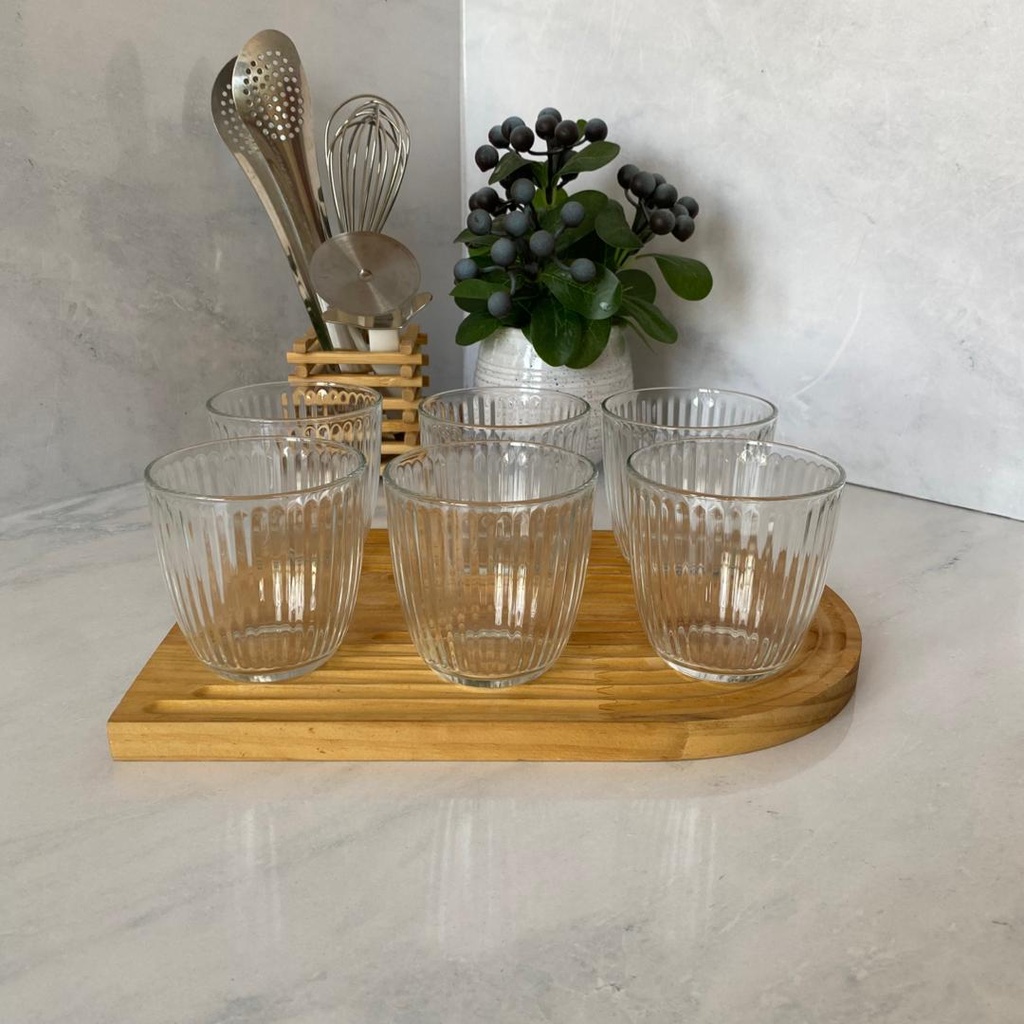 Verres A Eau Line Aqua