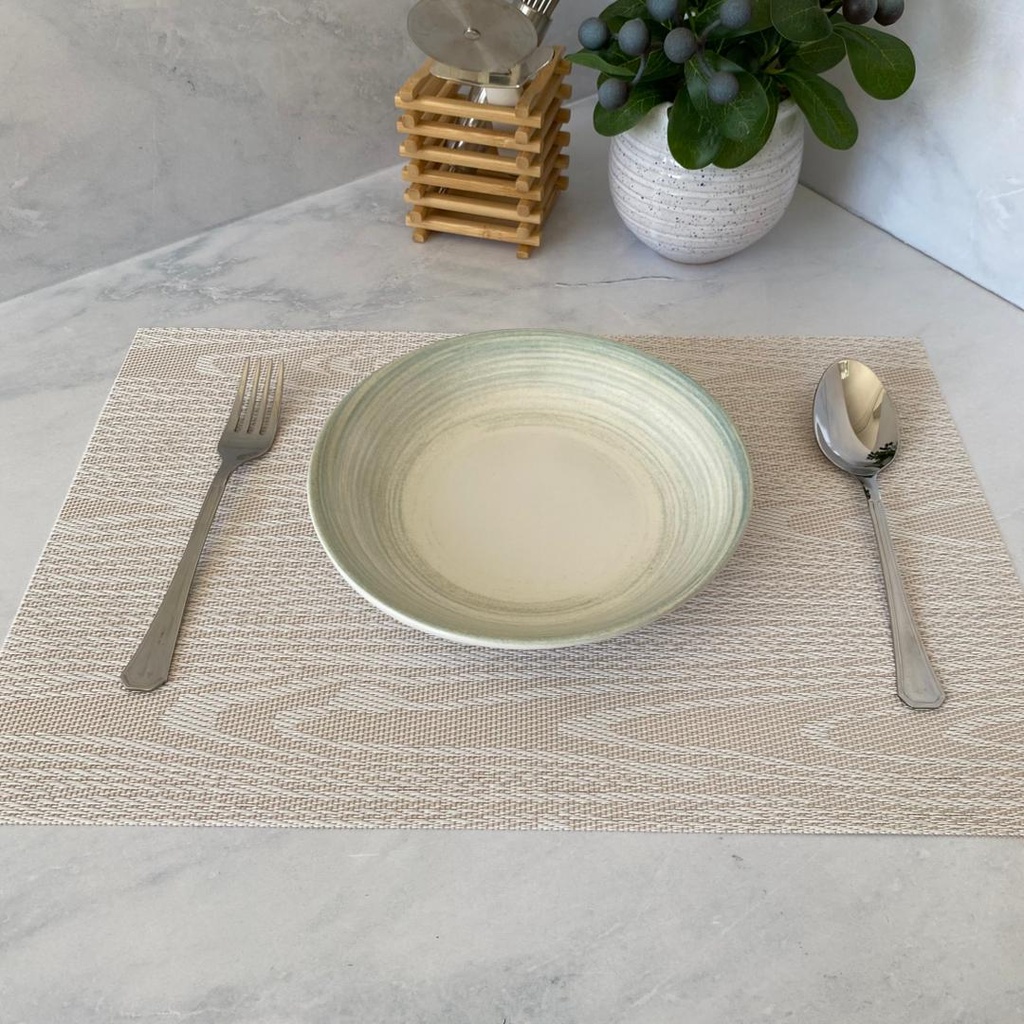 Assiette Creuse Verte 20Cm