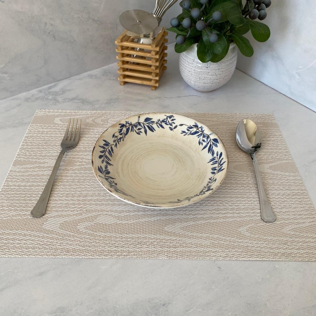 Assiette Creuse Bleu 20Cm