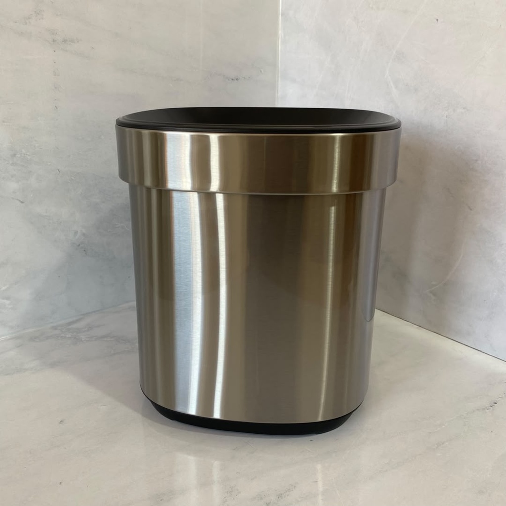 Poubelle Ouverte Inox 8L 
