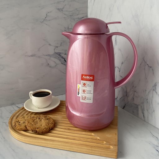 [6224-217]  تارموس حافض للحرارة 1 لتر وردي لامع