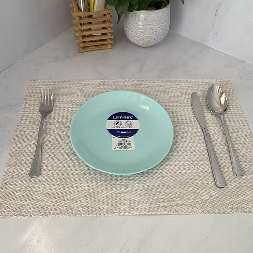 [P2613] Diwali Light Turquoise Assiette Dessert 19Cm