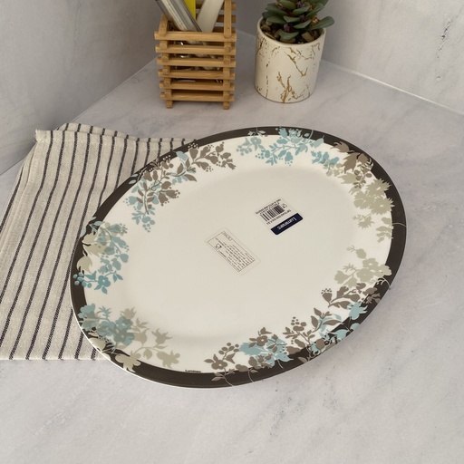 [N8967] Foliage Essence Plat Oval 33.5Cm