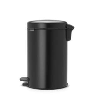 [113741] NEWICON POUBELLE A PEDALE 12L MATT BLACK