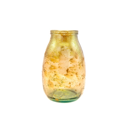 [5982F1011] OLD COLOR VASE 28CM BEIGE
