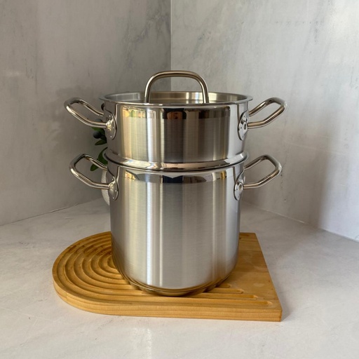 [KSF-1008] Tradition Couscoussier Inox (6L) 20Cm