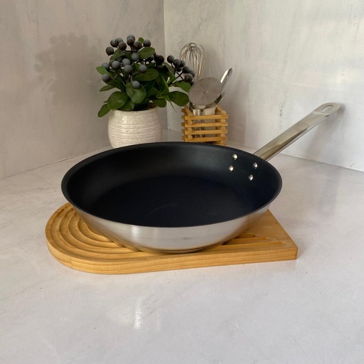 [KSF-1002] Tradition Poele Inox 28X5Cm
