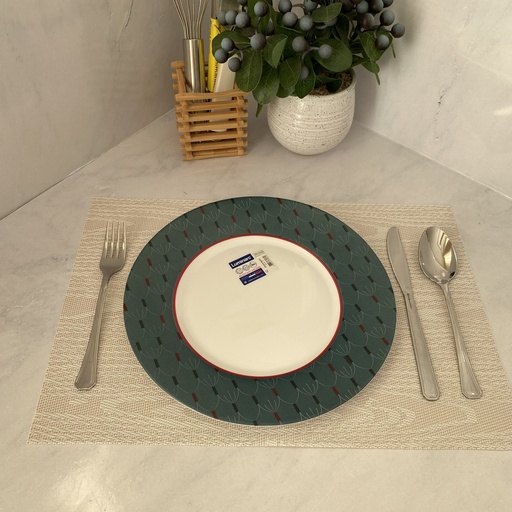 [P0158] Zadig Bleu Assiette Plate 28 Cm