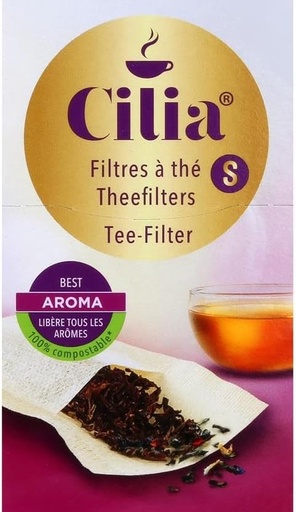 [6768070] PAPIER FILTRE A THE  CILIA S 80PCS