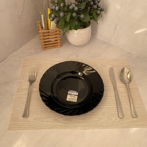 [P9146] Trianon Noir Assiette Creuse 22Cm