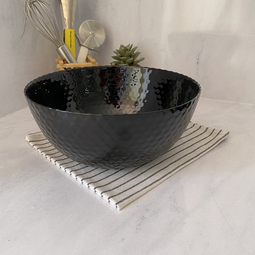 [Q4622] Pampille Noir Saladier 24Cm