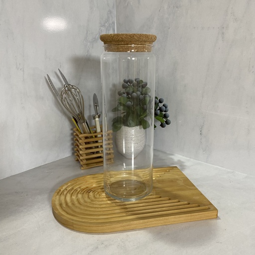 [Q8593] Pure Jar Pot A Spaghetti Avec Bouchon En Liege2L