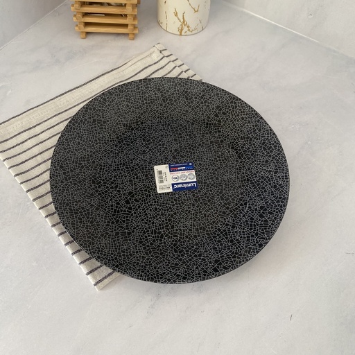 [V0118] صحن مجوف اسود 20 سم Zoe  