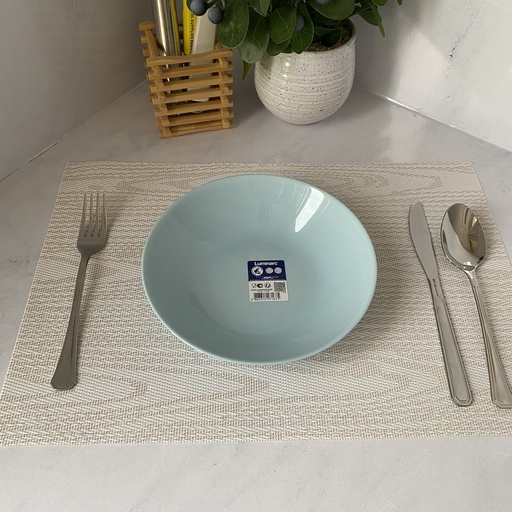 [V5829] Diwali Assiette Creuse 20 CM Paradise Blue
